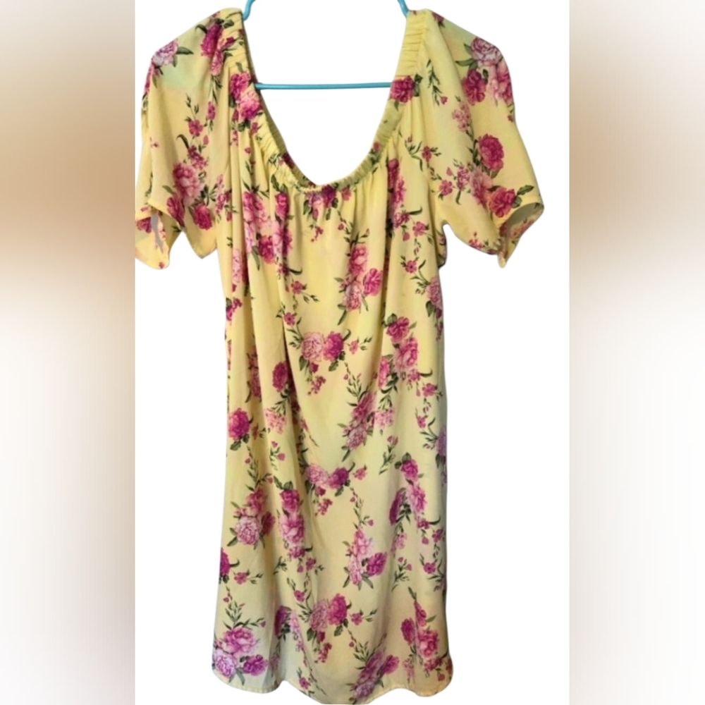 Floral Yellow Dress